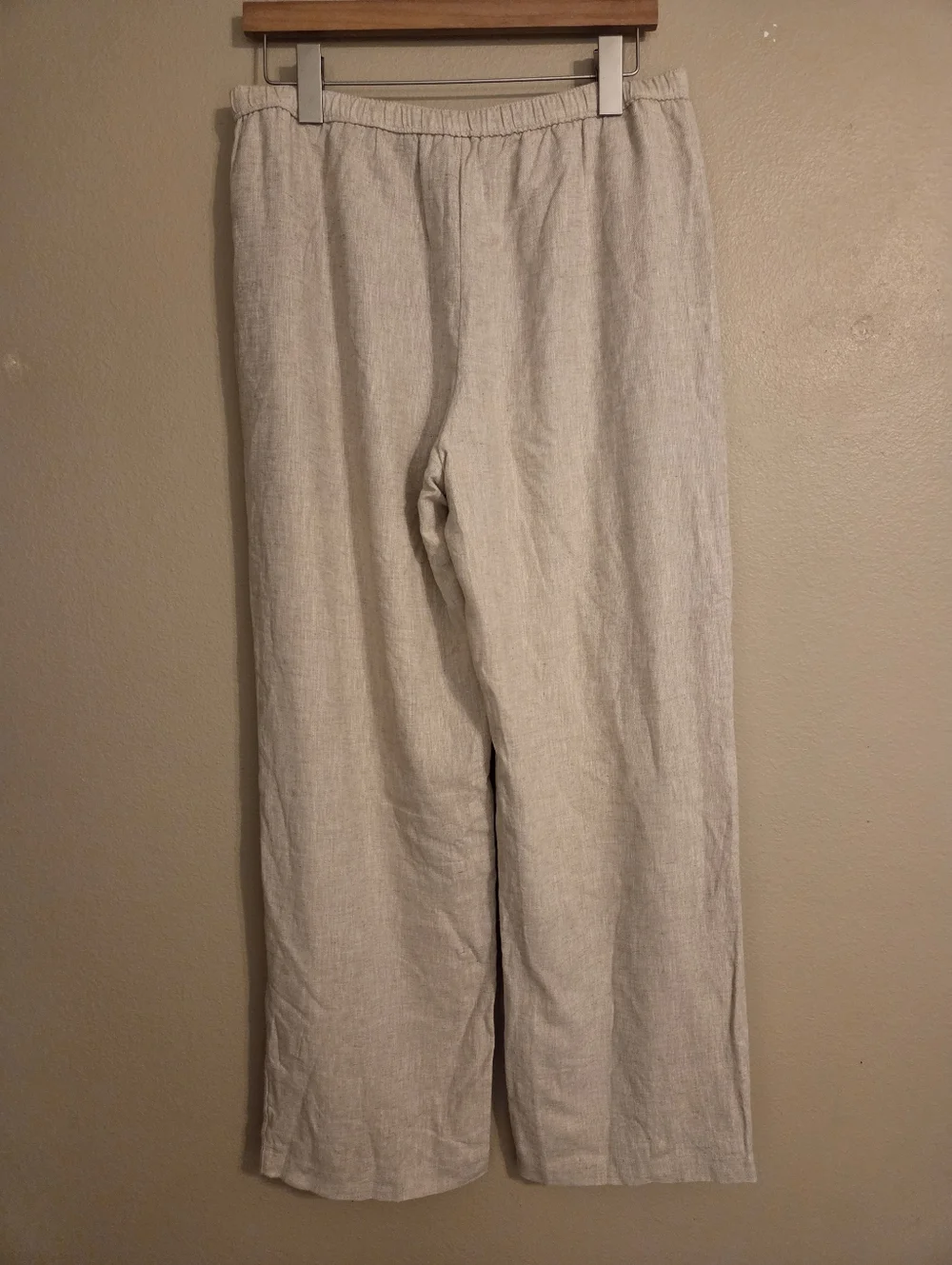 Abercrombie & Fitch Light Beige Wide Leg Pants